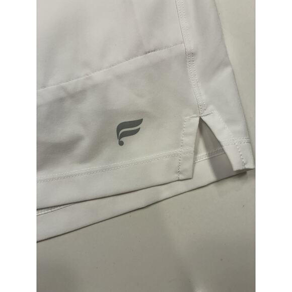 Fabletics Fundamental Shorts Mens Small White Split Hem Drawstring Size Small - Picture 5 of 8